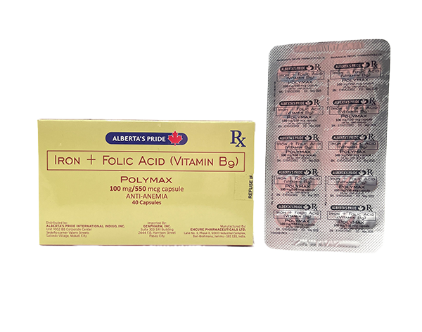 Iron Polymaltose Complex + Folic Acid (POLYMAX<sup>®</sup>)